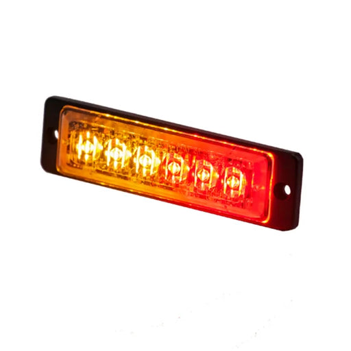 DURITE - LED Warning Light, 3 Red & 3 Amber LED 12/24volt B