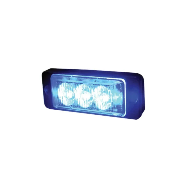 DURITE - R65 LED Warning Light 3 Blue 12/24volt Bx1