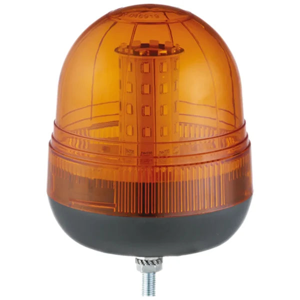 DURITE - Beacon LED R10 12/24 volt Amber Single Bolt Fixing