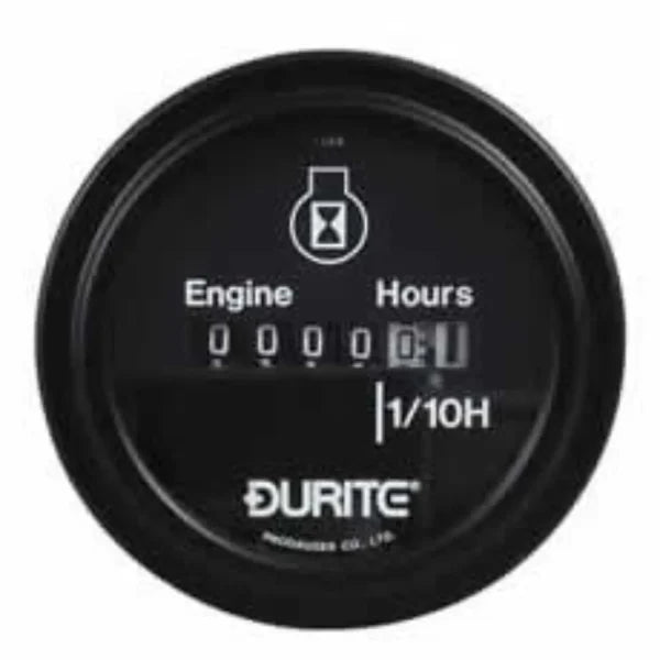 DURITE - Hour Meter 52mm 10-80 volt Bx1