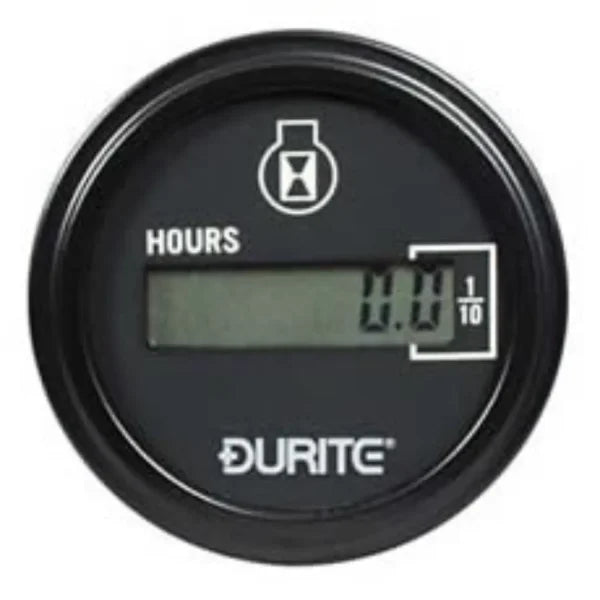 DURITE - Hour Meter Digital 52mm 10-36 volt Bx1