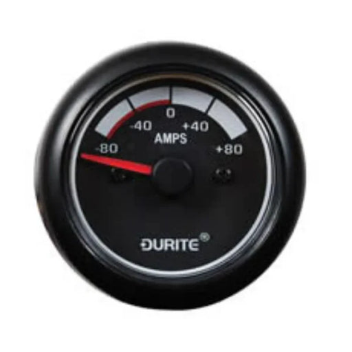 DURITE - Ammeter Marine LED Illuminated 52mm 80-0-80 amp 12