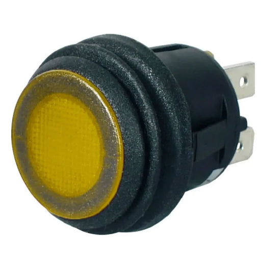 DURITE - Switch Rocker Round On/Off Amber LED 24 volt bg1