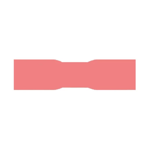 DURITE - Terminal Heatshrink Red 4.00mm Receptacle Pk100