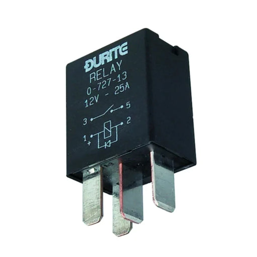 DURITE - Relay Micro Make/Break 25 amp 12 volt Sealed with