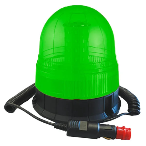 DURITE - Beacon LED R10 12/24 volt Green Magnetic Base Fixi