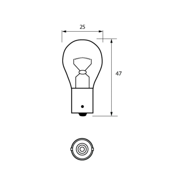 DURITE - Bulb 28V 26W BA15S Pk1