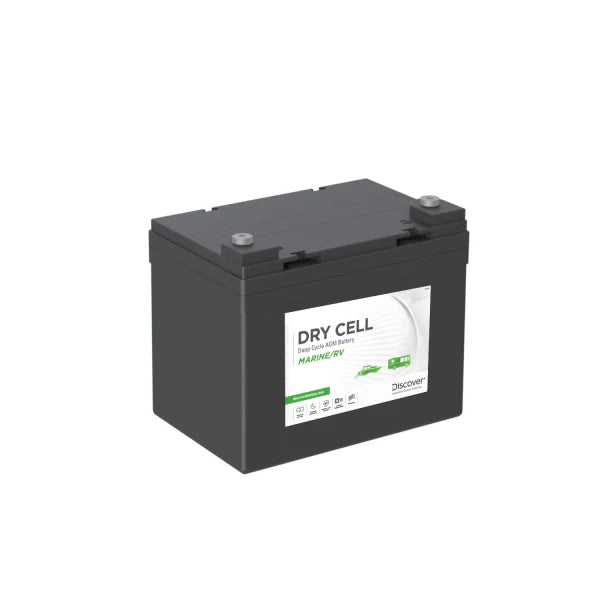 DISCOVER BATTERY - DISCOVER BATTERY MARINE 12V 35AH (U1) AGM