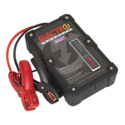 Sealey - E/START800 ElectroStart® Batteryless Power Start 800A 12V Garage & Workshop Sealey - Sparks Warehouse