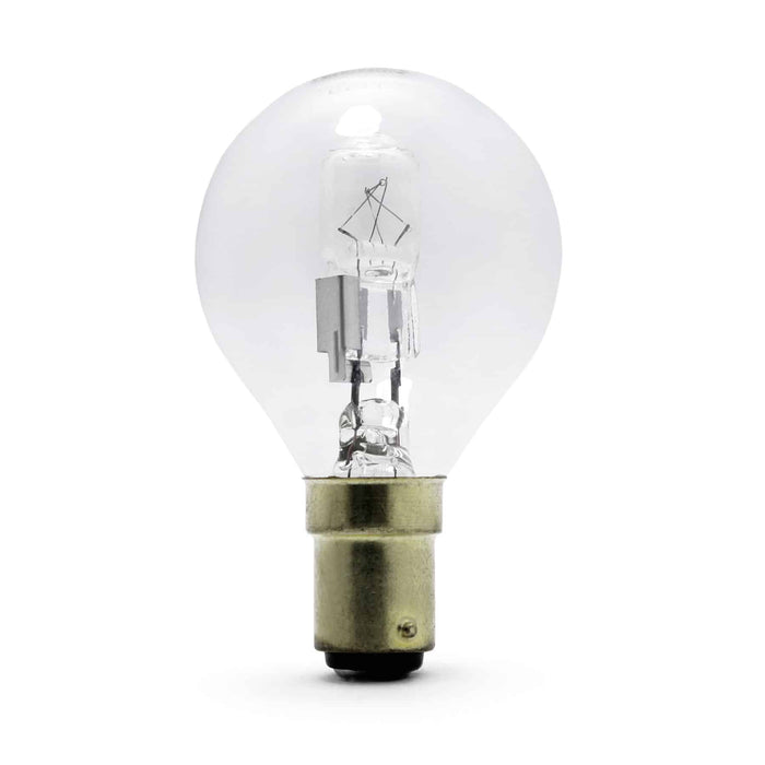 Bell 05217 Dimmable 18W Halogen SBC Small Bayonet Cap B15 Golfball Warm 2700K
  205lm Clear Light Bulb