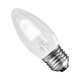 Candle 18w E27/ES 240v Crompton Clear Energy Saving Halogen Light Bulb - Replace 25w Standard Halogen Energy Savers Crompton - Sparks Warehouse
