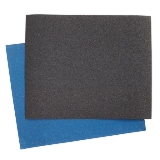 Sealey - ES2328150 Emery Sheet Blue Twill 230 x 280mm 150Grit Pack of 25 Consumables Sealey - Sparks Warehouse