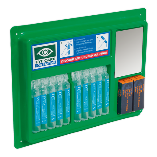 Sealey - EWS02 Eye/Wound Wash Station Safety Products Sealey - Sparks Warehouse