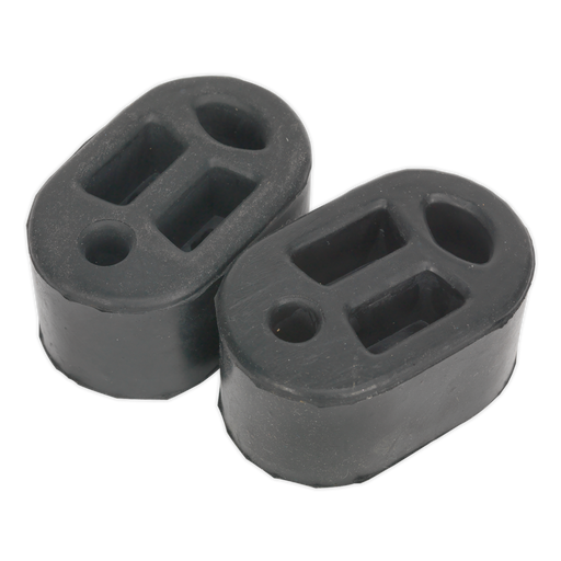 Sealey - EX01 Exhaust Mounting Rubbers L70 x D45 x H37 (Pack of 2) Consumables Sealey - Sparks Warehouse
