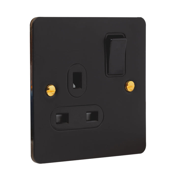 1G Matt Black Socket Caradok - Sparks Warehouse