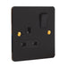 1G Matt Black Socket Caradok - Sparks Warehouse