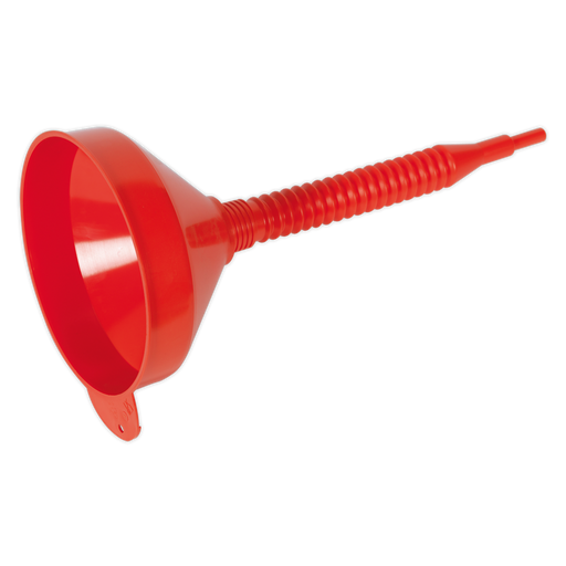 Sealey - F2F Flexi-Spout Funnel Medium Ø200mm with Filter Lubrication Sealey - Sparks Warehouse