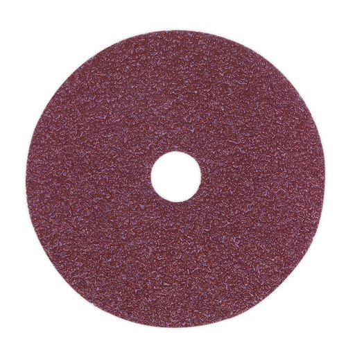 Sealey - FBD10036 Sanding Disc Fibre Backed Ø100mm 36Grit Pack of 25 Consumables Sealey - Sparks Warehouse