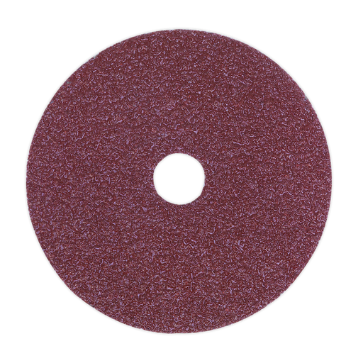 Sealey - FBD10050 Sanding Disc Fibre Backed Ø100mm 50Grit Pack of 25 Consumables Sealey - Sparks Warehouse