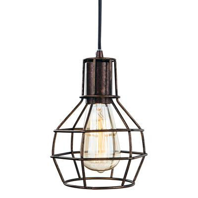Firstlight 5913RB Clipper Contemporary Rustic Brown Ceiling Pendant Light - Firstlight - Sparks Warehouse