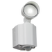 Knightsbridge FL8AW IP44 8W LED Spot White Security Light with PIR Floodlight Knightsbridge - Sparks Warehouse