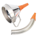 Sealey - FM16F Funnel Metal with Flexible Spout & Filter Ø160mm Lubrication Sealey - Sparks Warehouse