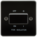 Knightsbridge FP1100GM Flat Plate 10A 3 POLE Fan Isolator Switch - Gunmetal Fan Isolator Switch Knightsbridge - Sparks Warehouse