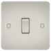 Knightsbridge FP1200PL Flat Plate 10A 1G INTERMEDIATE Switch - Pearl Switch Knightsbridge - Sparks Warehouse
