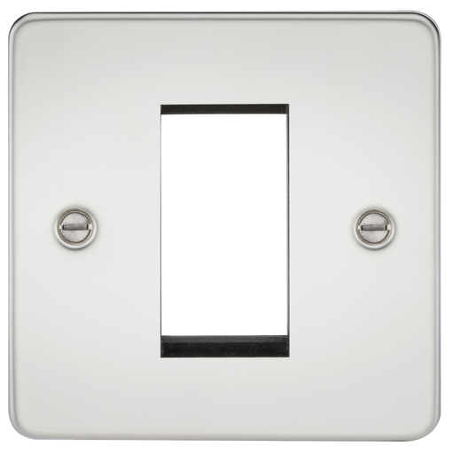 Knightsbridge FP1GPC 1G Modular Face Plate - Polished Chrome Faceplate Knightsbridge - Sparks Warehouse