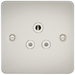 Knightsbridge FP5APLW Flat Plate 5A UNSwitched Socket - Pearl With White Insert Socket Knightsbridge - Sparks Warehouse