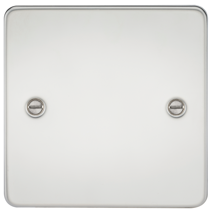 Knightsbridge FP8350PC Flat Plate 1G Blanking Plate - Polished Chrome Blanking Plate Knightsbridge - Sparks Warehouse