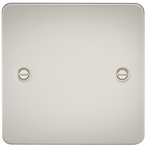 Knightsbridge FP8350PL Flat Plate 1G Blanking Plate - Pearl Blanking Plate Knightsbridge - Sparks Warehouse