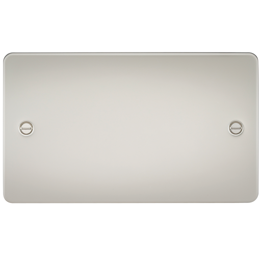 Knightsbridge FP8360PL Flat Plate 2G Blanking Plate - Pearl Blanking Plate Knightsbridge - Sparks Warehouse