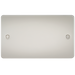 Knightsbridge FP8360PL Flat Plate 2G Blanking Plate - Pearl Blanking Plate Knightsbridge - Sparks Warehouse