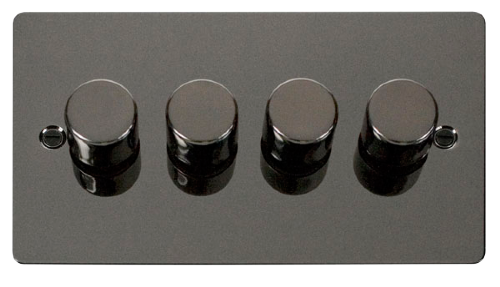 Scolmore FPBN154 - 4 Gang 2 Way 400Va Dimmer Switch Define Scolmore - Sparks Warehouse