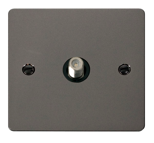 Scolmore FPBN156BK Define Black Nickel Flat Pl 1g Sat.skt  Scolmore - Sparks Warehouse