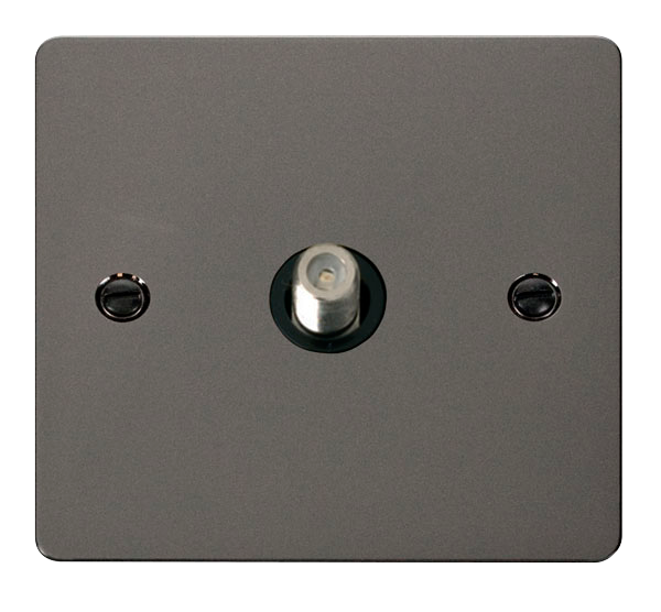 Scolmore FPBN156BK Define Black Nickel Flat Pl 1g Sat.skt  Scolmore - Sparks Warehouse