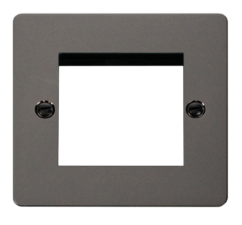 Scolmore FPBN311 - 1 Gang Plate - 2 Apertures Define Scolmore - Sparks Warehouse