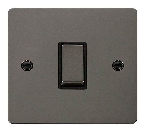 Scolmore FPBN425BK Define Black Nickel Flat Plate Ingot 10a 1g Intermediate Switch  Scolmore - Sparks Warehouse