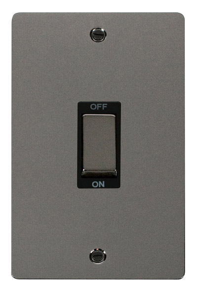 Scolmore FPBN502BK Define Black Nickel Ingot 2g 45a Dp Switch Bk  Scolmore - Sparks Warehouse