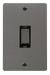Scolmore FPBN502BK Define Black Nickel Ingot 2g 45a Dp Switch Bk  Scolmore - Sparks Warehouse