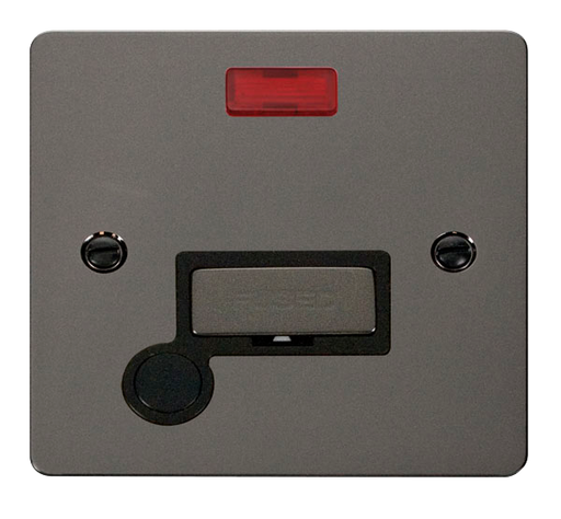 Scolmore FPBN553BK Define Black Nickel Flat Pl Ingot Spur+  Scolmore - Sparks Warehouse