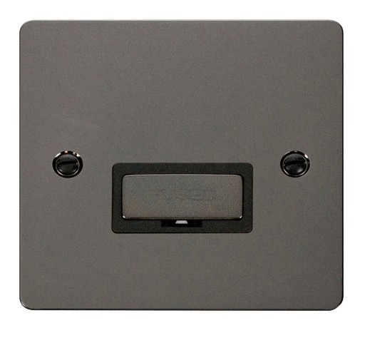 Scolmore FPBN750BK Define Black Nickel Flat Plate Ingot 13a Spur W/o  F/o  Scolmore - Sparks Warehouse