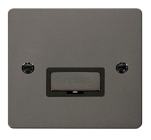 Scolmore FPBN750BK Define Black Nickel Flat Plate Ingot 13a Spur W/o  F/o  Scolmore - Sparks Warehouse