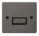 Scolmore FPBN750BK Define Black Nickel Flat Plate Ingot 13a Spur W/o  F/o  Scolmore - Sparks Warehouse
