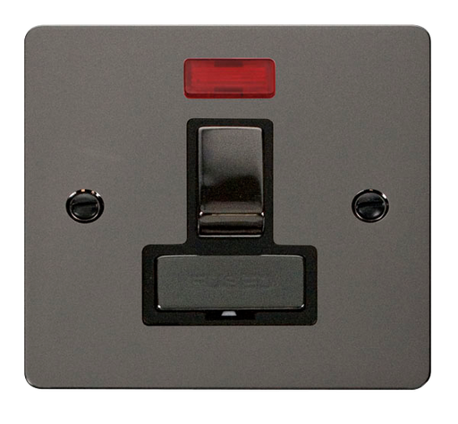 Scolmore FPBN752BK Define Black Nickel Flat Plate Ingot 13a Sw Spur W/o F/o+neo  Scolmore - Sparks Warehouse