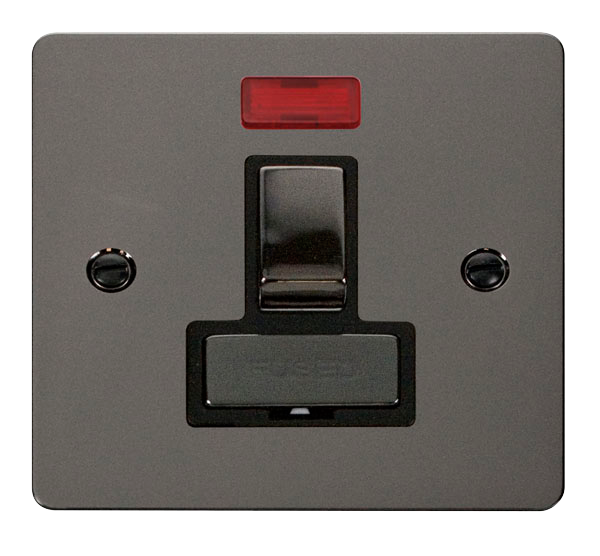 Scolmore FPBN752BK Define Black Nickel Flat Plate Ingot 13a Sw Spur W/o F/o+neo  Scolmore - Sparks Warehouse