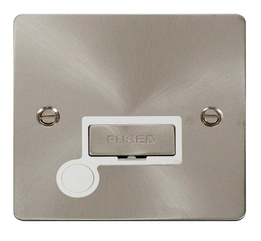 Scolmore FPBS550WH Define Brushed Stainless Flat Pl Ingot Spur +  Scolmore - Sparks Warehouse