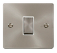 Scolmore FPBSWH-SMART1 - 1G Plate 1 Aperture Supplied With 1 x 10AX 2 Way Ingot Retractive Switch Module - White Define Scolmore - Sparks Warehouse