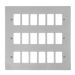 Scolmore FPCH20518 - 18 Gang GridPro® Frontplate - Polished Chrome GridPro Scolmore - Sparks Warehouse